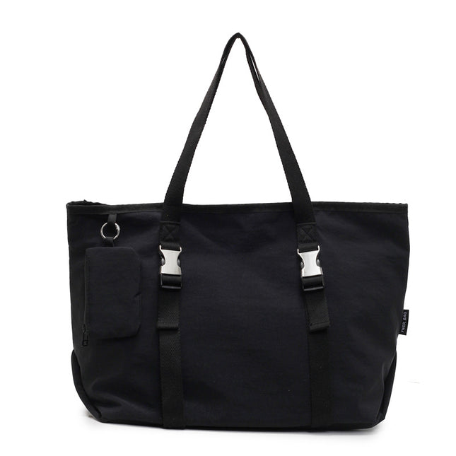 Black Modern Utility Tote Bag for Women