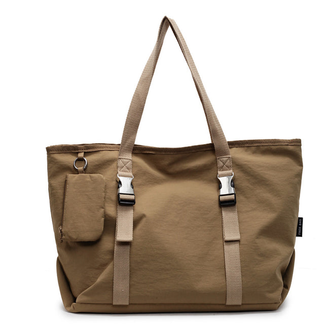 Khaki Modern Utility Tote Bag for Women