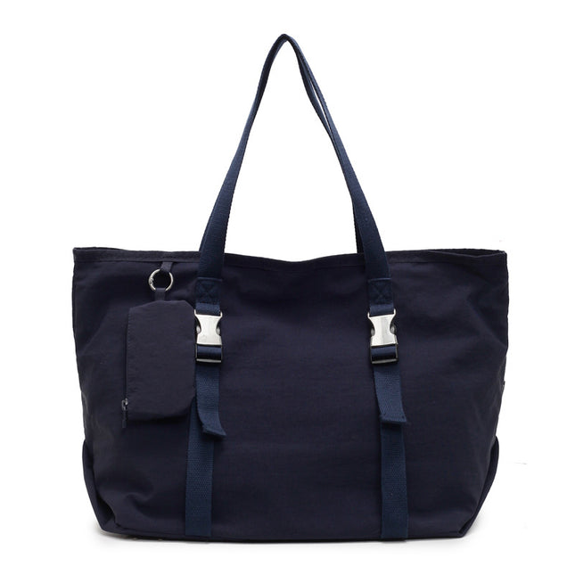 Navy Blue Modern Utility Tote Bag for Women