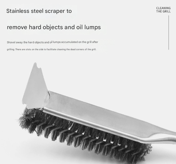 Plastics Handle Heavy Duty BBQ Grill Brush – product detail