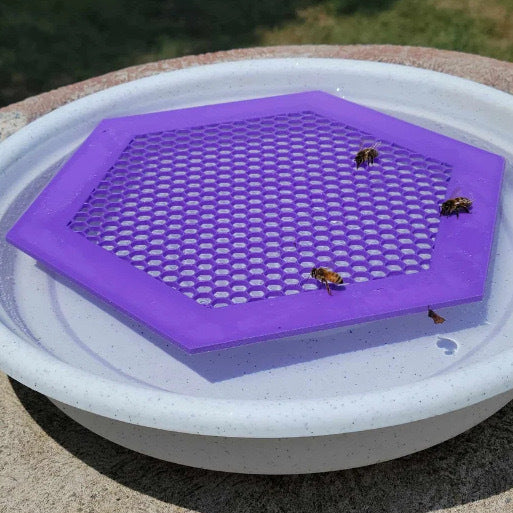 2PCS L 210x180x3.5mm Purple Floating Bee Saver Waterer
