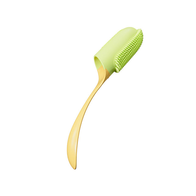 Yellow 5-Pack Pet Finger Toothbrush Set for Dogs & Cats