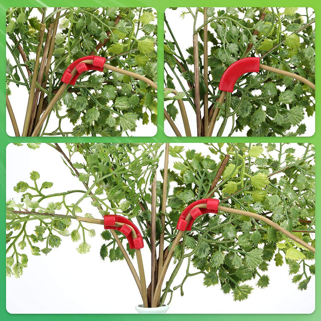 60PCS Red 90-Degree Plant Bender Clips for Low-Stress Training (LST)