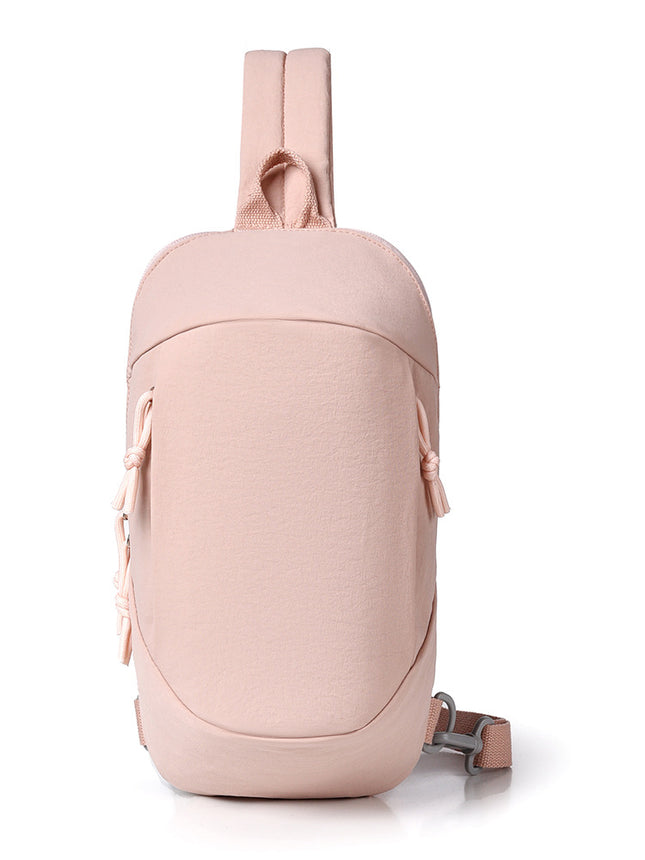 Pink Minimalist Anti-Theft Sling Bag for Men & Women