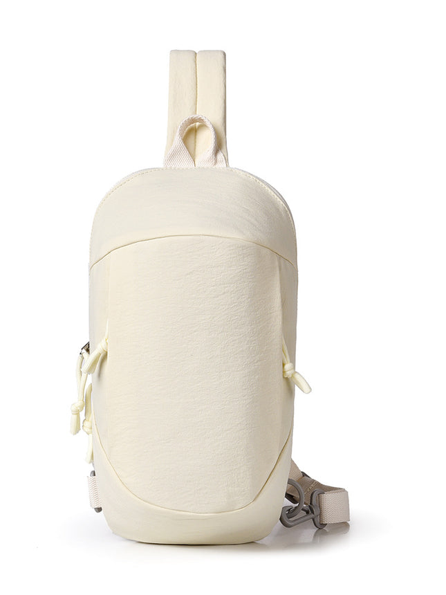 Beige Minimalist Anti-Theft Sling Bag for Men & Women