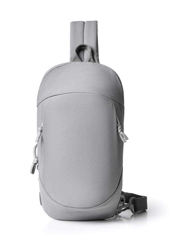 Grey Minimalist Anti-Theft Sling Bag for Men & Women