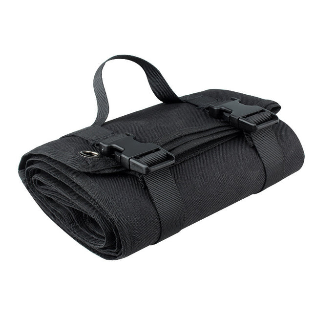 Black Tactical Roll-Up Shooting Mat