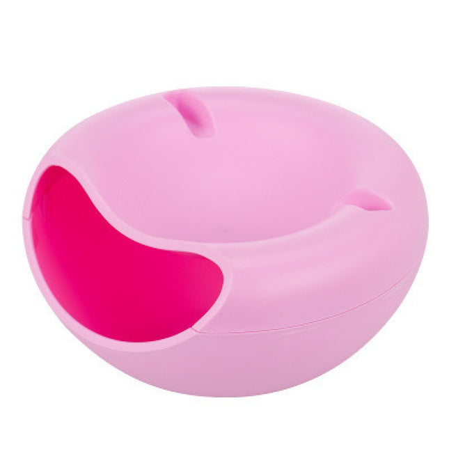 Pink Creative Lazy Snack Bowl with Phone Holder