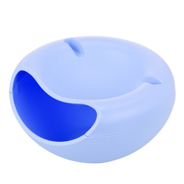 Blue Creative Lazy Snack Bowl with Phone Holder