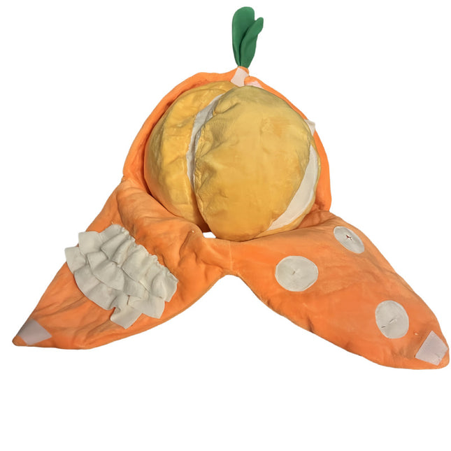 Plush Orange Squeaky Dog Toy – product detail