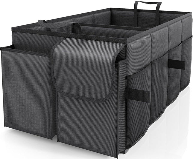 Black Car Trunk Storage Box (Foldable Organizer)