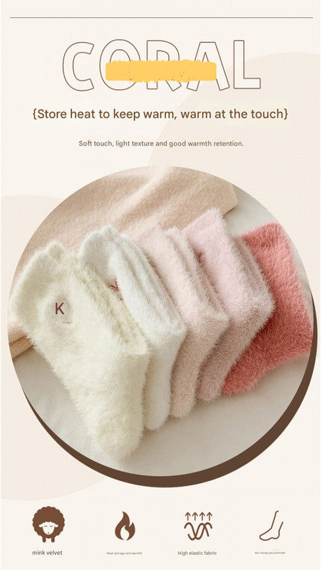 2-Piece White Women's Ultra-Soft Fuzzy Socks – product detail