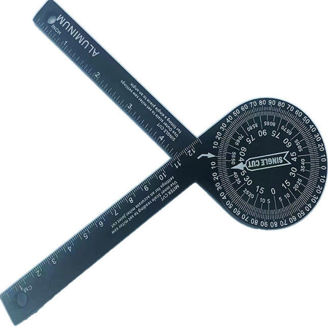 Black Precision 360-Degree Miter Saw Protractor