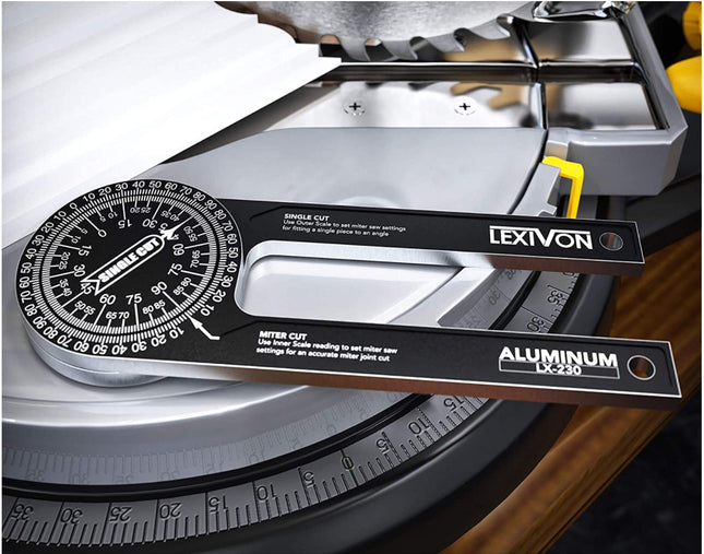 Red Precision 360-Degree Miter Saw Protractor – product detail
