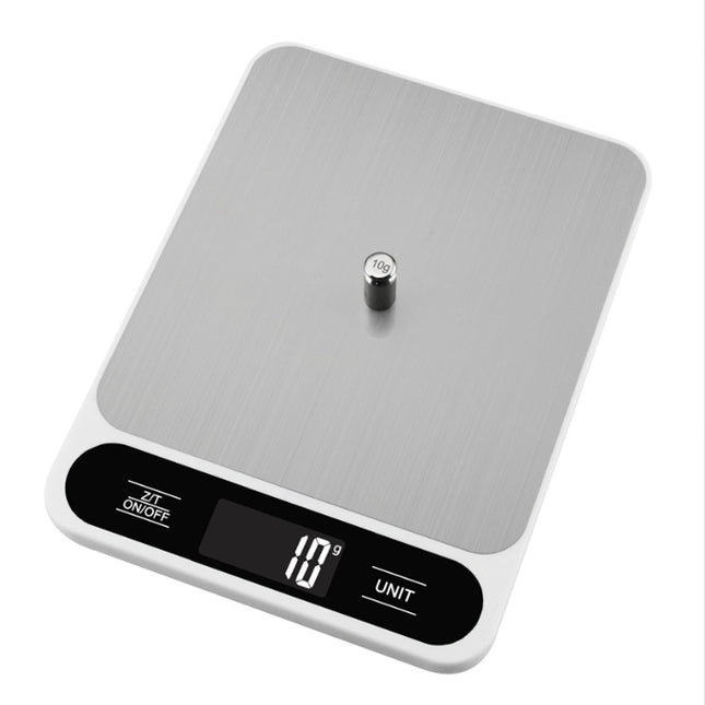 White Slim Digital Kitchen Scale