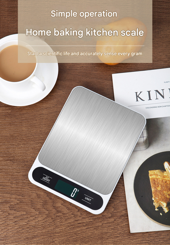 Black Slim Digital Kitchen Scale – product detail