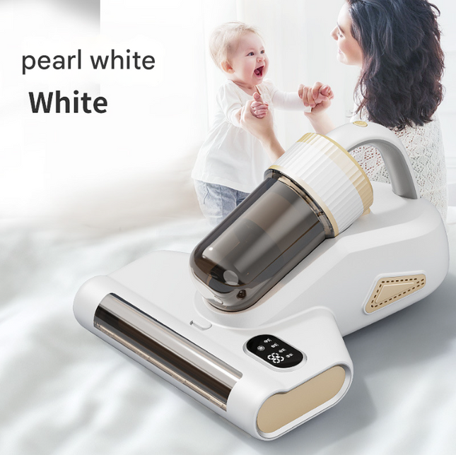 White Advanced Cordless UV-C Dust Mite Vacuum