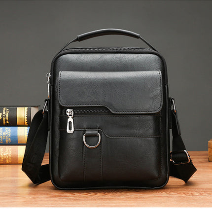 Black Men's Vintage Crossbody Bag