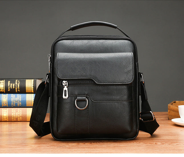 Black Men's Vintage Crossbody Bag