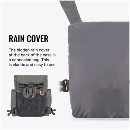 Military green Hot-selling outdoor binoculars backpack - adjustable camouflage chest bag for hunting