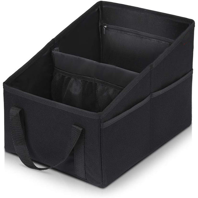 3-piece Black Car Trunk Storage Box