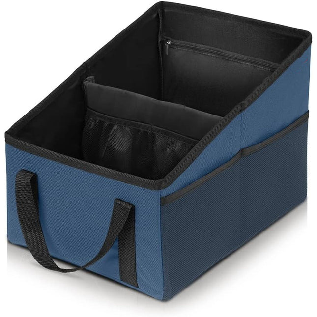 3-piece Blue Car Trunk Storage Box