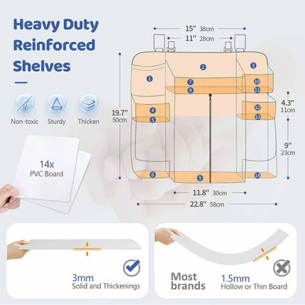 Grey Foldable Baby Crib Storage Hanging Bag – product detail