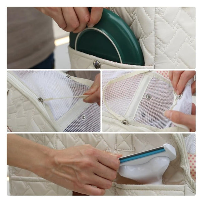 Grey Fashionable Pet Carrier Bag – product detail