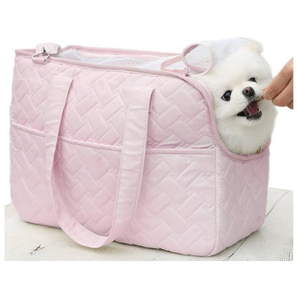 Pink Fashionable Pet Carrier Bag