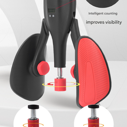 Black Smart Kegel & Thigh Trainer with Digital Counter | Adjustable Resistance Pelvic Floor Strengthener for Home Workouts