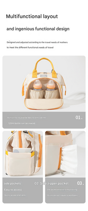 Grayish purple Versatile 3-in-1 Nappy Bag | Convertible Backpack, Tote & Crossbody with Insulated Pockets