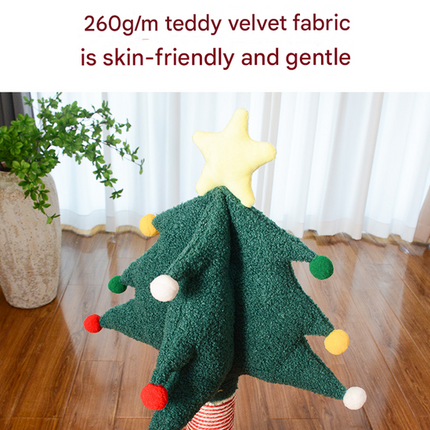 Festive Christmas Tree Cat Scratcher & Condo | 2-in-1 Sisal Post with Cozy Hideaway Bed