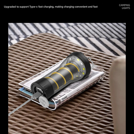 Vintage Lighthouse LED Camping Lantern | 5-Mode Rechargeable Light with Tripod