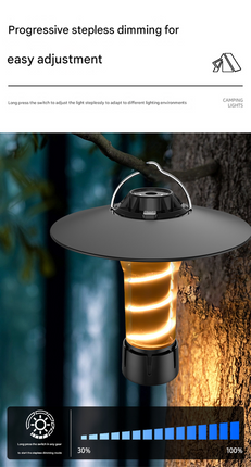 Vintage Lighthouse LED Camping Lantern | 5-Mode Rechargeable Light with Tripod