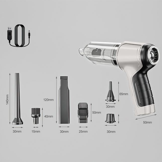 Grayish-white Multi-Functional Cordless Handheld Vacuum Cleaner – product detail