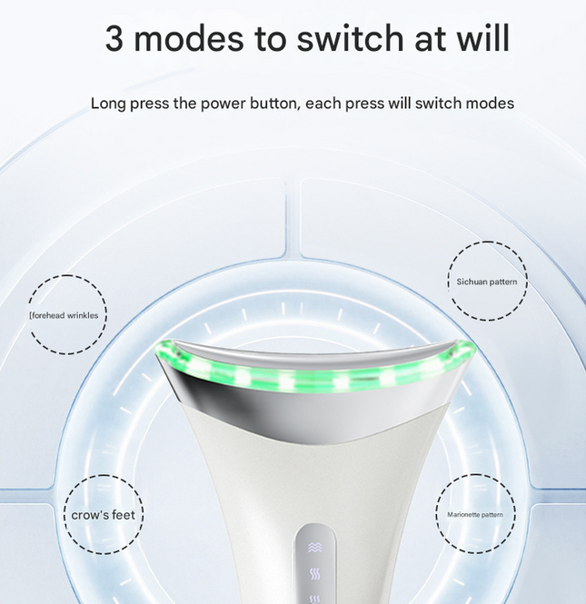 MJ-400 white Rechargeable EMS Facial & Neck Sculpting Device – product detail