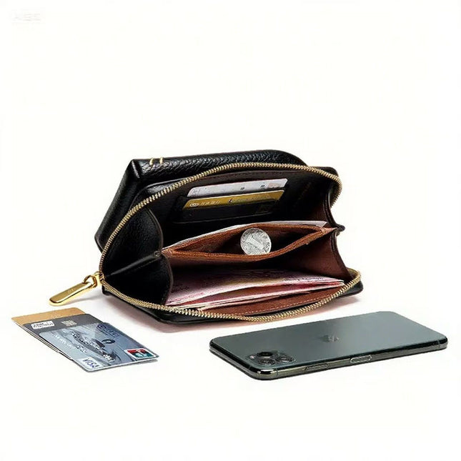 Pink Chic Embroidered Crossbody Phone Wallet – product detail