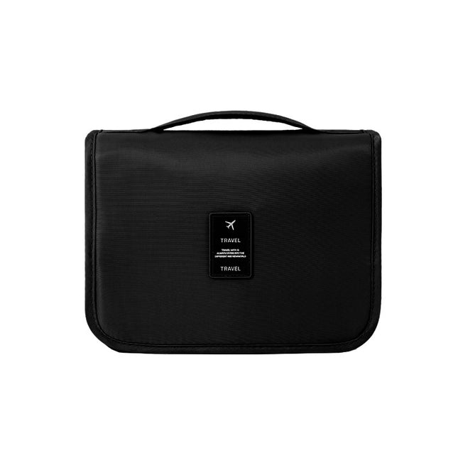Black Portable Hanging Travel Toiletry Bag