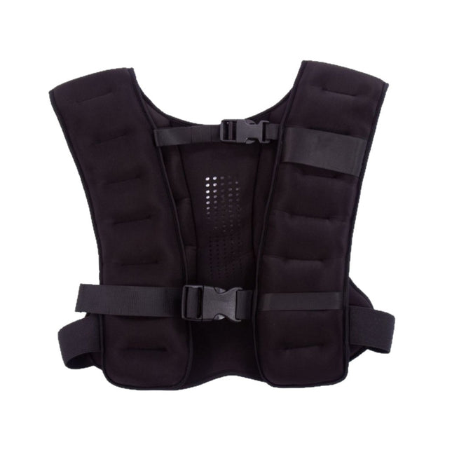 Black Premium Adjustable Weighted Vest for Strength Training Running and Cardio Fitness(8KG)