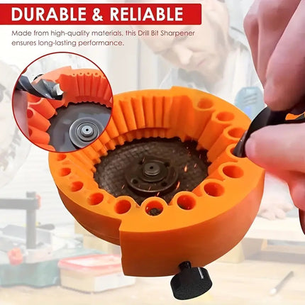 2 PCS Orange Universal Drill Bit Sharpener Attachment