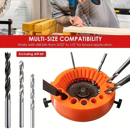 2 PCS Orange Universal Drill Bit Sharpener Attachment