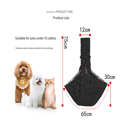 Dark blue Pet Carrier Backpack - Comfortable Shoulder Bag for Cats and Dogs, Ideal for Outdoor Use in Autumn and Winter