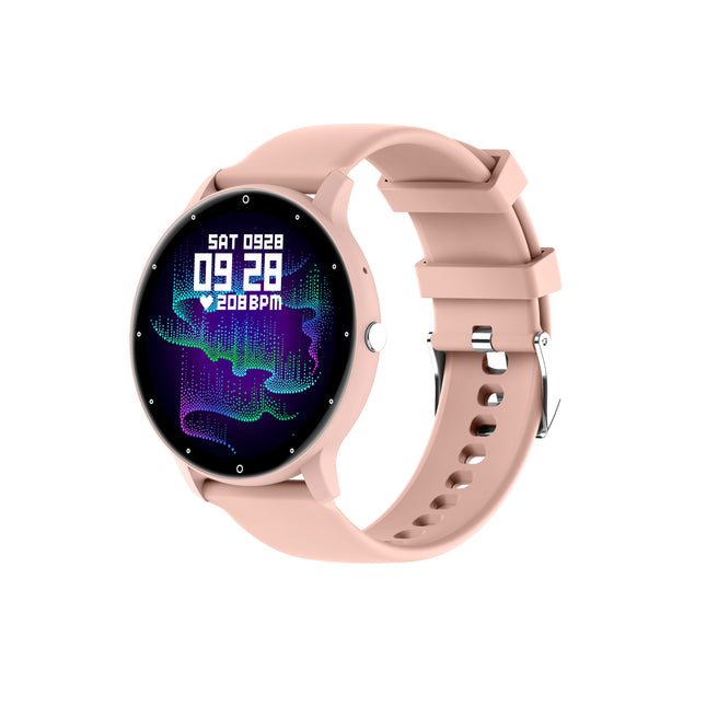 Feature-Rich Smartwatch 1.28 HD Display Bluetooth Calling Extensive Sports Tracking (pink)