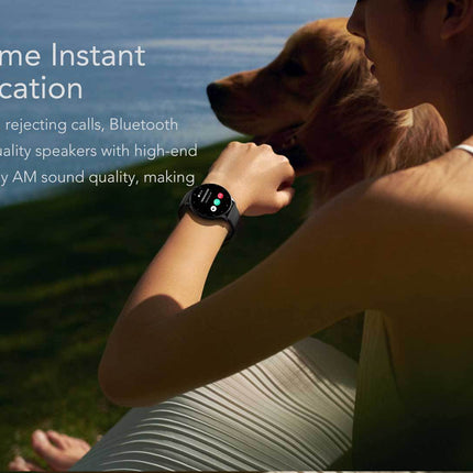 Feature-Rich Smartwatch: 1.28 HD Display  Bluetooth Calling Extensive Sports Tracking (pink)"