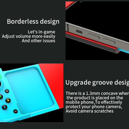 Portable Telescopic Mobile Game Controller - Bluetooth 5.0, iOS/Android/PC Compatible, 400mAh Battery(green)