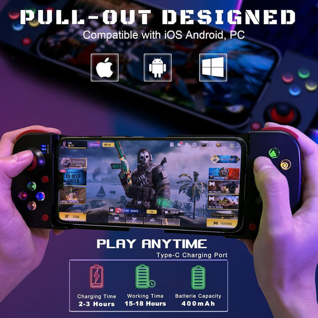 Portable Telescopic Mobile Game Controller – product detail