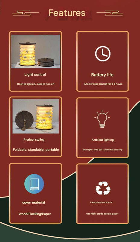 Foldable Telescopic Lantern Lamp – product detail