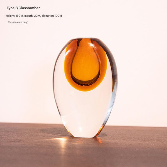 Artistic Teardrop Glass Vase