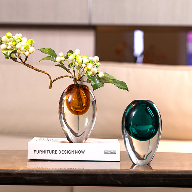 Artistic Teardrop Glass Vase – product detail