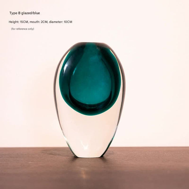 Artistic Teardrop Glass Vase